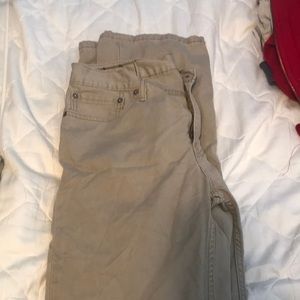 Levi khakis.